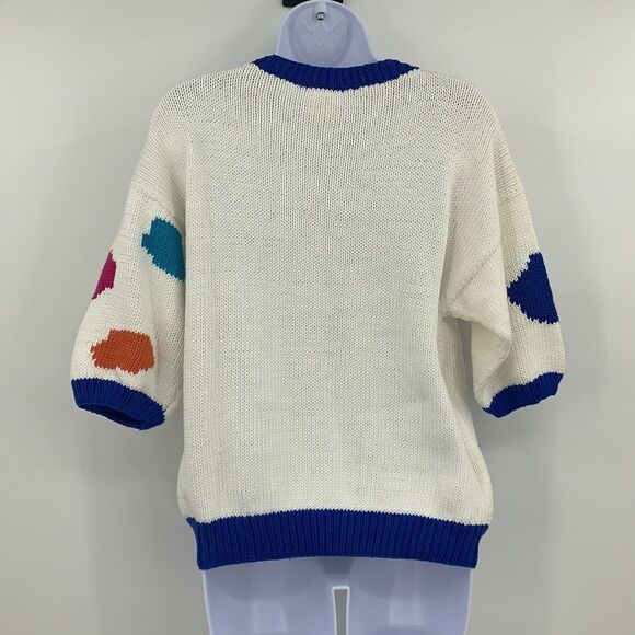 Andina Vintage Bright Colored Camel Sweater Sz M - Picture 3 of 6